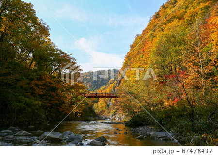 北海道 秋 定山渓 二見吊橋 北海道 秋 定山渓 二見吊橋 67478437