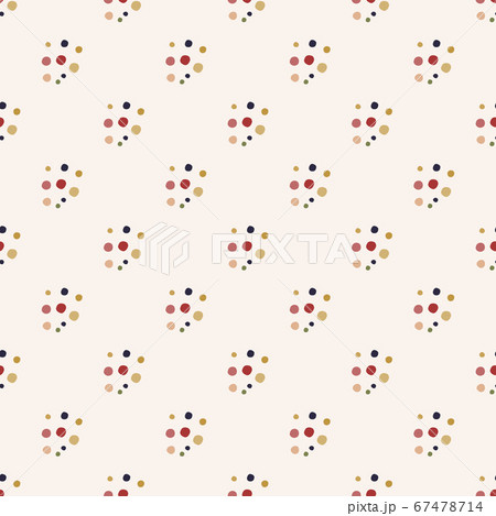 Little polka dot ornament seamless pattern. 67478714