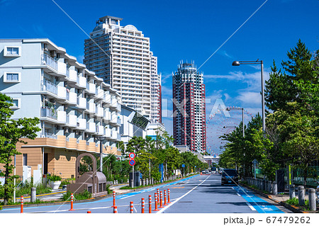 《東京都》お台場・タワーマンションの風景 《東京都》お台場・タワーマンションの風景 67479262