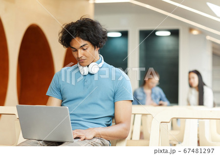 Working on university project Working on university project 67481297