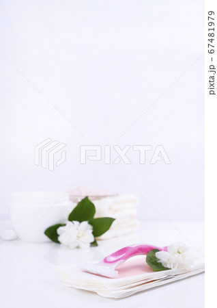 a set of different means for epilation on a colored background. Removal of unwanted hair. Body care a set of different means for epilation on a colored background. Removal of unwanted hair. Body care 67481979
