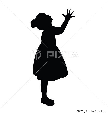 a child body silhouette vector 67482106