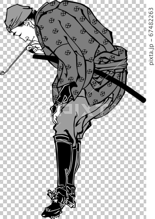 Ukiyoe Townsman 169 Black and White Ukiyoe Townsman 169 Black and White 67482263