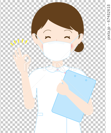 護士與面具和等待文件 護士與面具和等待文件 67482618