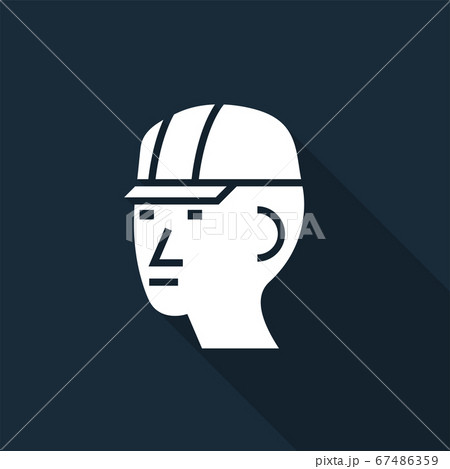 Wear Hard Hat Sign Isolate On White Background,Vector Illustration Wear Hard Hat Sign Isolate On White Background,Vector Illustration 67486359