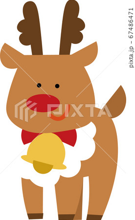 にっこりしたトナカイ 67486471