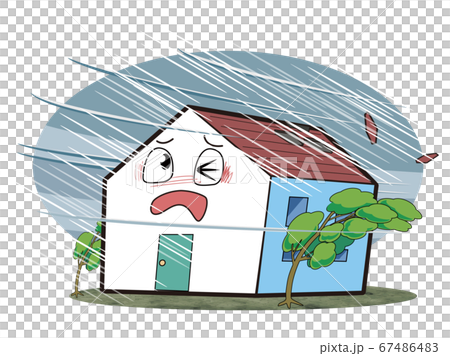 台風直撃の被害 67486483