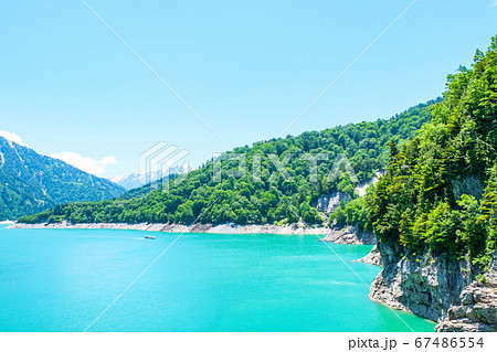 初夏の黒部湖 初夏の黒部湖 67486554