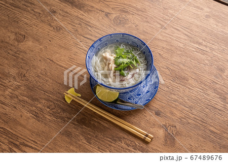 フォー　ベトナムの麺料理 Noodles chicken of Pho Ga Vietnam 67489676