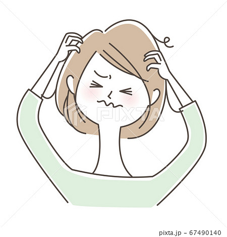 イライラする女性 67490140