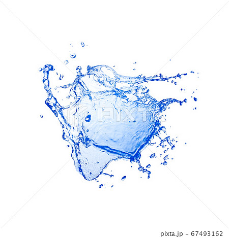 抽象的な水しぶきの3Dイラスト 67493162
