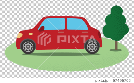 赤い自動車のベクターイラスト 赤い自動車のベクターイラスト 67496703