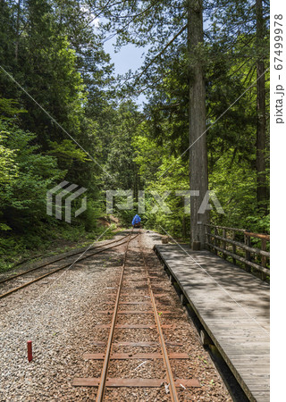 赤沢森林鉄道の終点駅 丸山渡停車場 赤沢森林鉄道の終点駅 丸山渡停車場 67499978