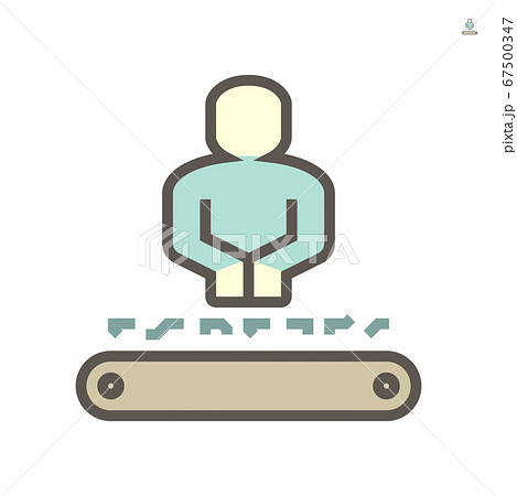 Worker working with product on production line, 67500347