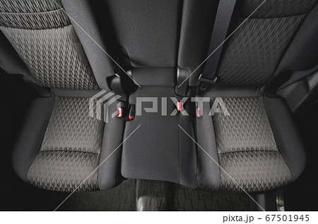 Clean black cloth car passenger  seat 67501945