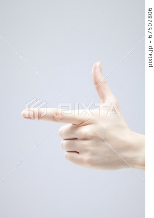 指差しの写真素材