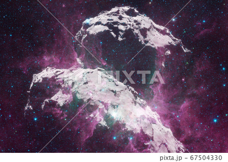 Comet 67P Churyumov-Gerasimenko. Elements of this image furnished by NASA Comet 67P Churyumov-Gerasimenko. Elements of this image furnished by NASA 67504330