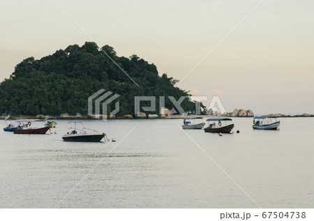 speed boat for island hoping activities moored on the Nipah Bay pangkor Island, Malaysia speed boat for island hoping activities moored on the Nipah Bay pangkor Island, Malaysia 67504738