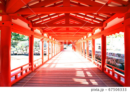 嚴島神社 朱の廻廊 嚴島神社 朱の廻廊 67506333