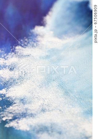 Original oil painting showing waves in ocean or 67506909