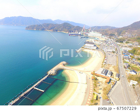 伯方ビーチ〜ドローンで空撮(伯方島/愛媛県今治市伯方町) 伯方ビーチ〜ドローンで空撮(伯方島/愛媛県今治市伯方町) 67507229