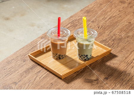 タピオカミルクティー Asian style Tapioca bubble tea タピオカミルクティー Asian style Tapioca bubble tea 67508518