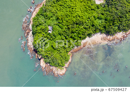 Aerial photo taken in the beautiful coastal Area 67509427