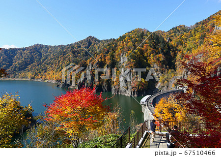 北海道 秋 札幌市 豊平峡ダム 定山湖 北海道 秋 札幌市 豊平峡ダム 定山湖 67510466