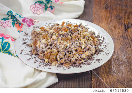 Wheat porridge which on Eve Christmas. Wheat porridge which on Eve Christmas. 67512680