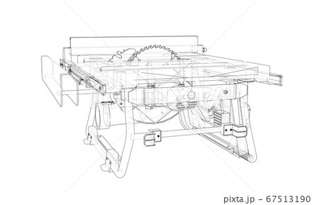 Outline table saw for woodwork 67513190