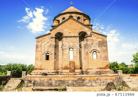 View on rear facade of the Church of the Great Martyr Hripsime in Etchmiadzin 67513966