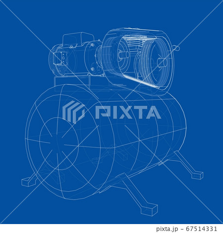 Outline Air compressor Outline Air compressor 67514331