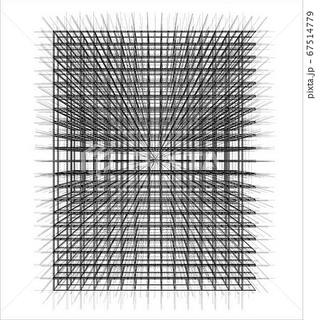 Drawing of a house under construction 67514779