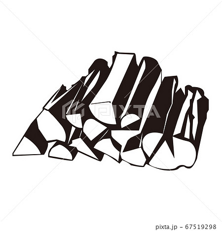 薪のイラスト素材