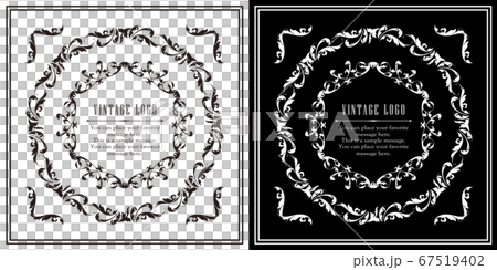 Halloween frame material, Happy Halloween, party, event, decoration material, vintage, ante Halloween frame material, Happy Halloween, party, event, decoration material, vintage, ante 67519402