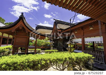 道後温泉 伊佐爾波神社 本殿 愛媛県松山市の写真素材 67520207 Pixta