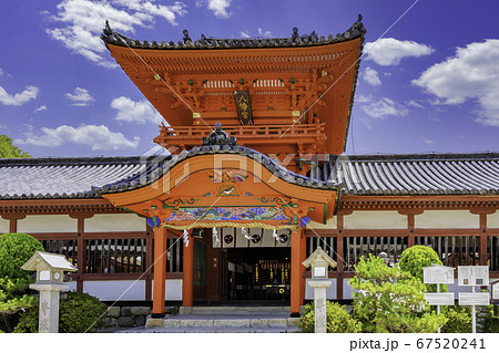 道後温泉　伊佐爾波神社　楼門　愛媛県松山市 67520241