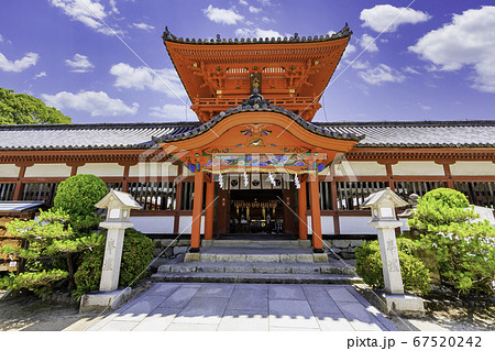 道後温泉　伊佐爾波神社　楼門　愛媛県松山市 67520242