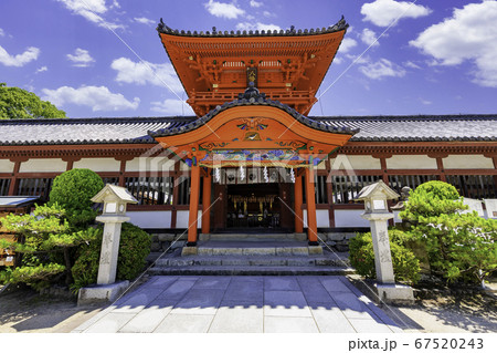 道後温泉　伊佐爾波神社　楼門　愛媛県松山市 67520243