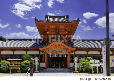 道後温泉 伊佐爾波神社 楼門 愛媛県松山市 道後温泉 伊佐爾波神社 楼門 愛媛県松山市 67520246