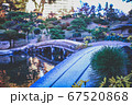 秋の日本庭園 67520868