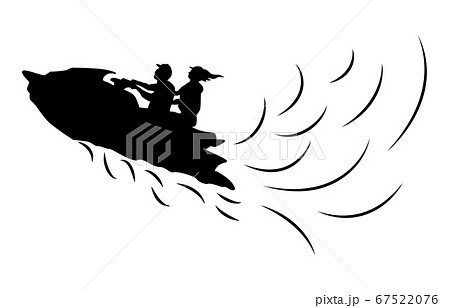 ウォータースポーツシルエット水上バイク5 ウォータースポーツシルエット水上バイク5 67522076