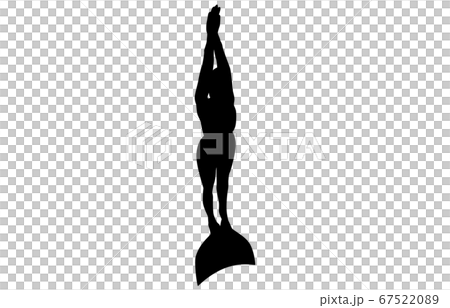 水上運動剪影自由潛水5 67522089