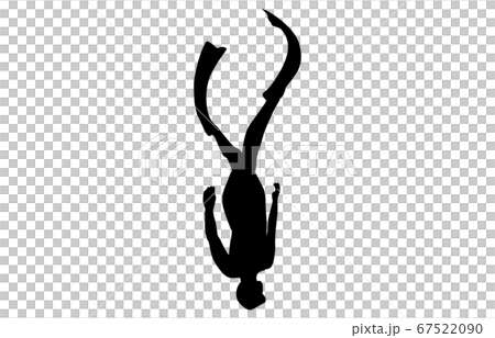 ウォータースポーツシルエットフリーダイビング1 67522090