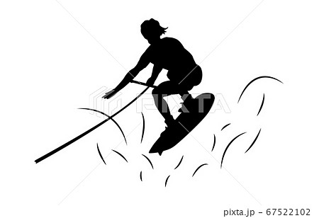 ウォータースポーツシルエットウェイクボード1 67522102