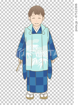 Shichigosan kimono vector illustration (3 years old boy) Shichigosan kimono vector illustration (3 years old boy) 67522806