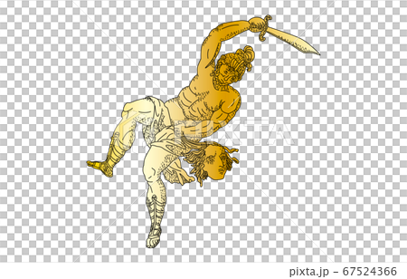 88 constellation with shadow without line Gold Perseus 67524366