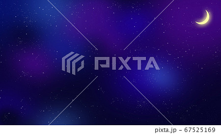 星空に浮かぶ新月 67525169