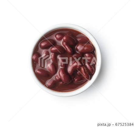 Red beans in tomato sauce in bowl. Red beans in tomato sauce in bowl. 67525384