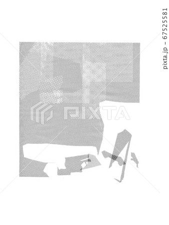 背景素材 スクリーントーン コラージュ 背景素材 スクリーントーン コラージュ 67525581